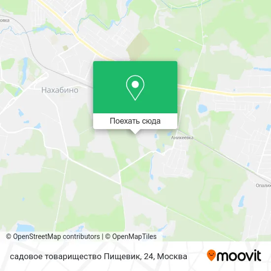 Карта садовое товарищество Пищевик, 24