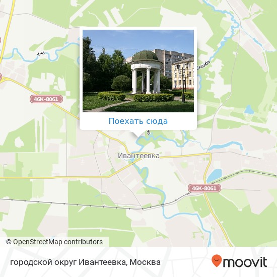Карта городской округ Ивантеевка