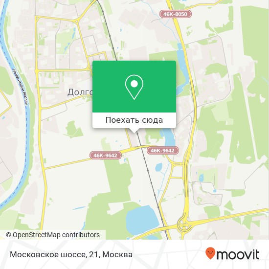 Карта Московское шоссе, 21