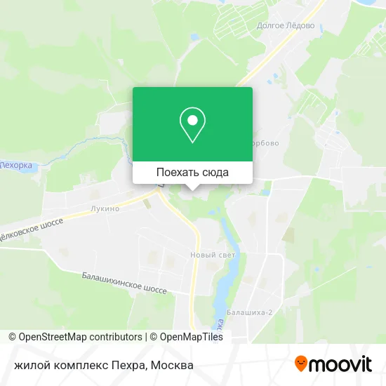 Карта жилой комплекс Пехра
