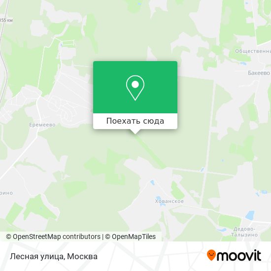 Карта Лесная улица