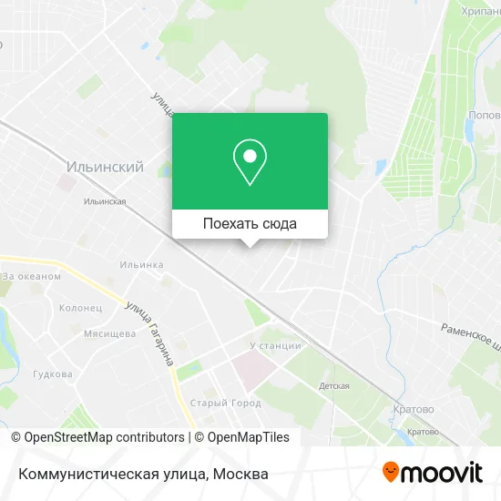 Карта Коммунистическая улица