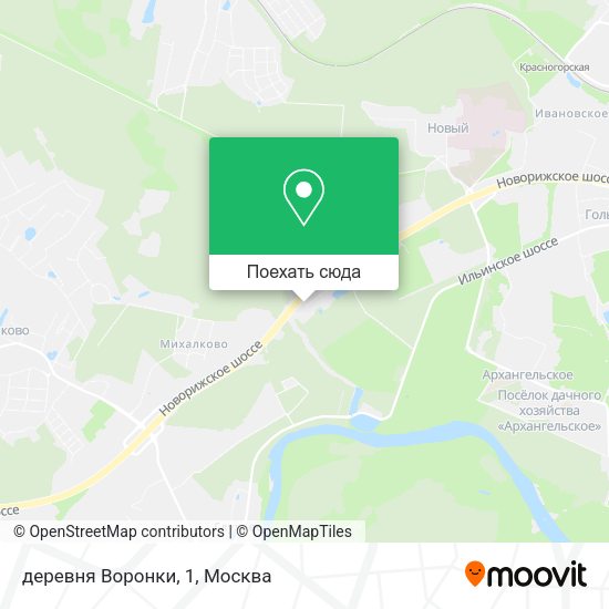 Карта деревня Воронки, 1