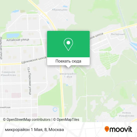 Карта микрорайон 1 Мая, 8
