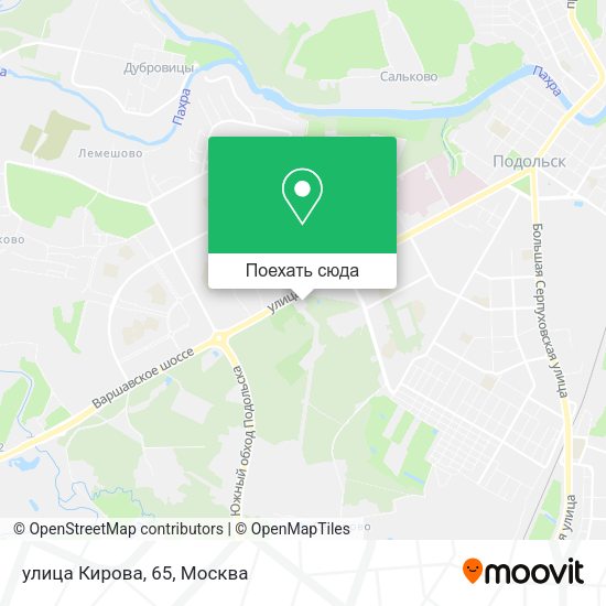 Карта улица Кирова, 65