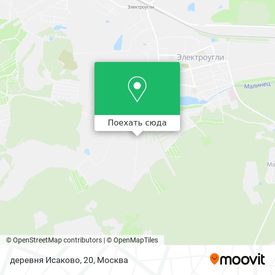 Карта деревня Исаково, 20