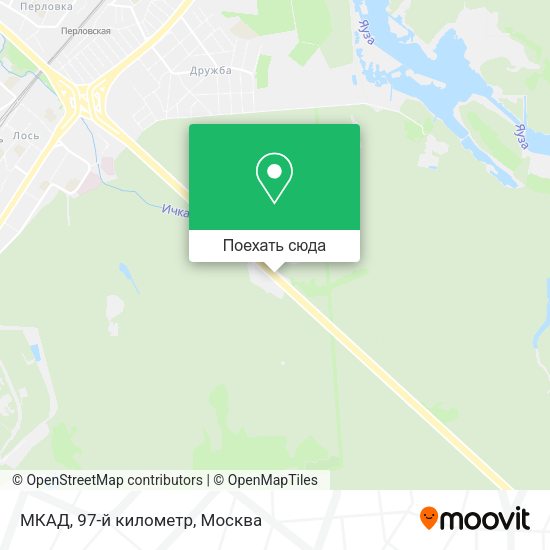 Карта МКАД, 97-й километр