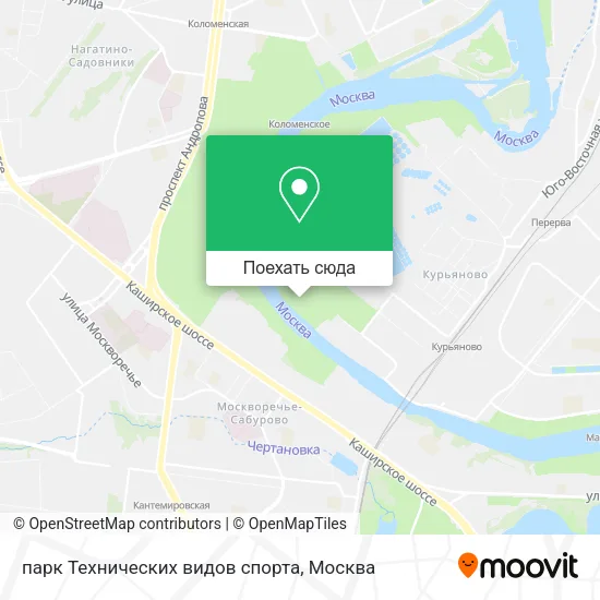 Карта парк Технических видов спорта