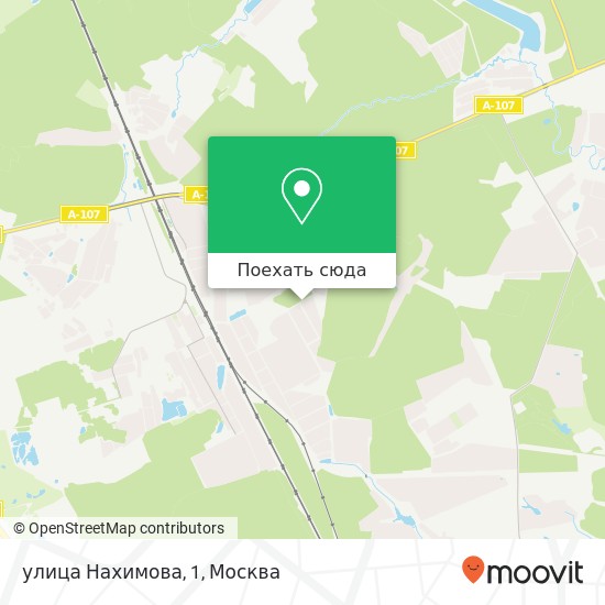 Карта улица Нахимова, 1