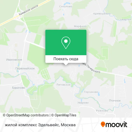 Карта жилой комплекс Эдельвейс