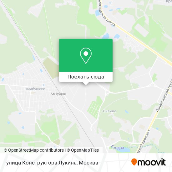 Карта улица Конструктора Лукина