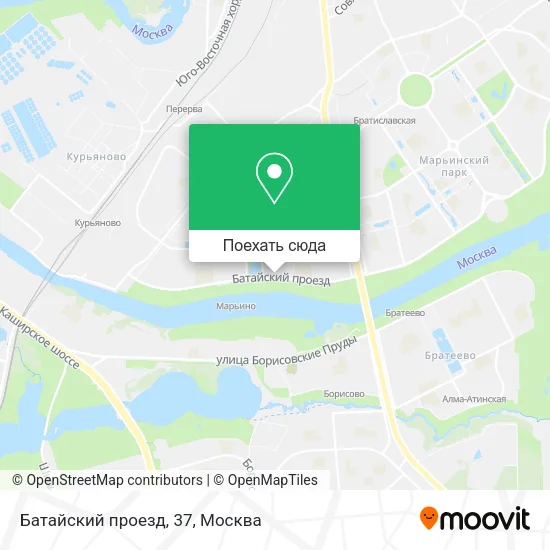 Карта Батайский проезд, 37