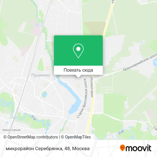 Карта микрорайон Серебрянка, 48