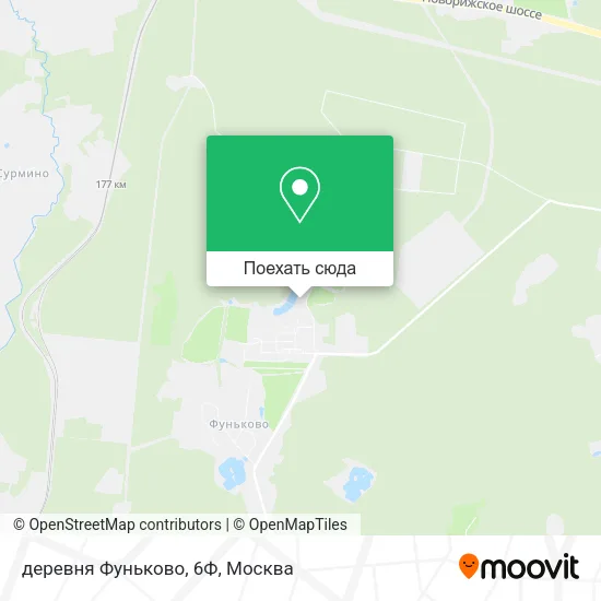 Карта деревня Фуньково, 6Ф