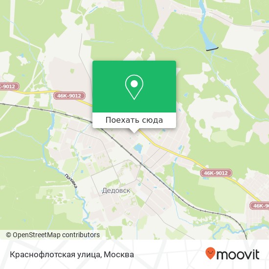 Карта Краснофлотская улица