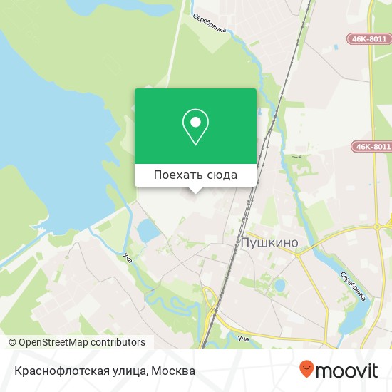 Карта Краснофлотская улица