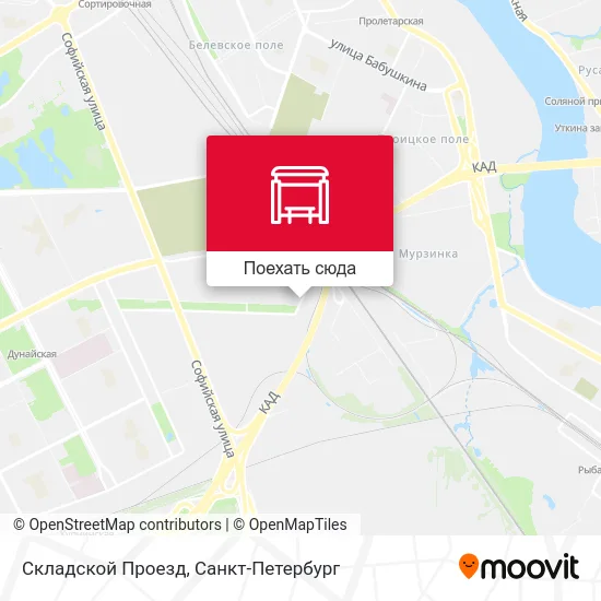 Карта Складской Проезд