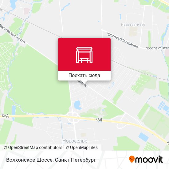 Карта Волхонское Шоссе