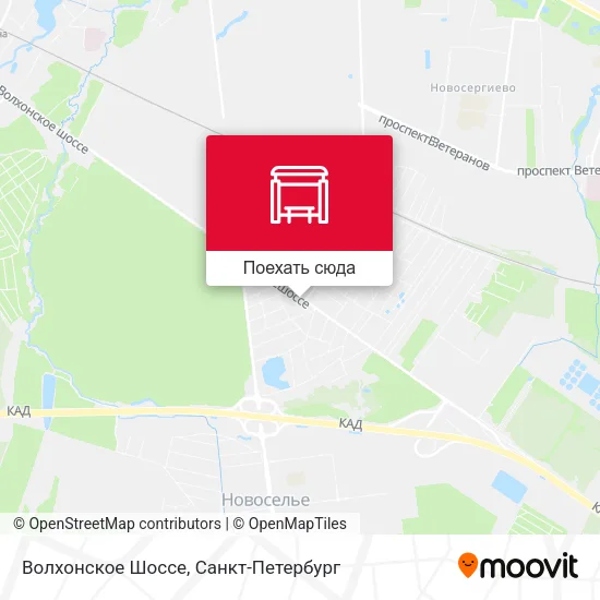 Карта Волхонское Шоссе