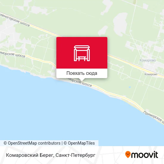 Карта Комаровский Берег