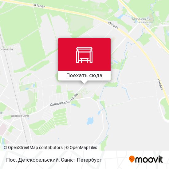 Карта Пос. Детскосельский