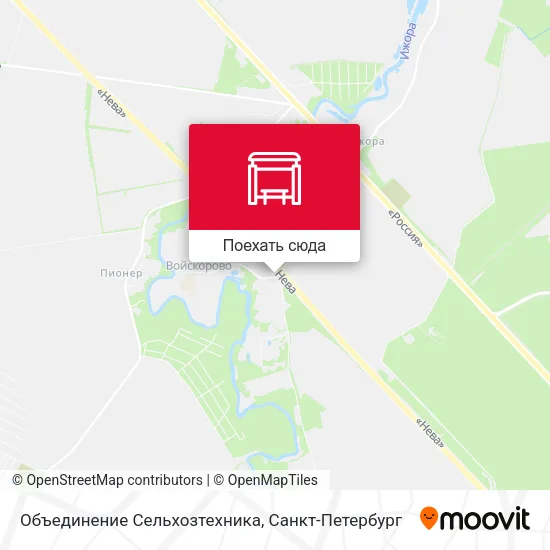 Карта Объединение Сельхозтехника
