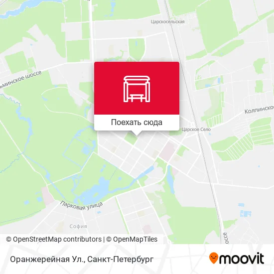Карта Оранжерейная Ул.