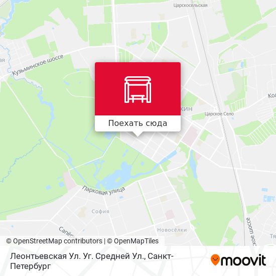 Карта Леонтьевская Ул. Уг. Средней Ул.