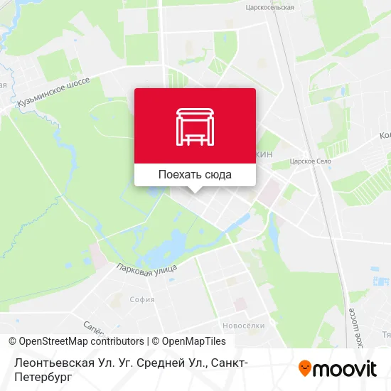 Карта Леонтьевская Ул. Уг. Средней Ул.