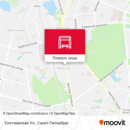 Карта Енотаевская Ул.