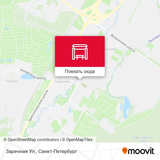 Карта Заречная Ул.