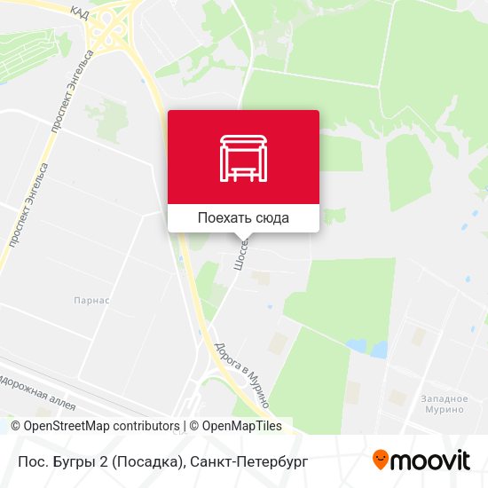 Карта Пос. Бугры 2 (Посадка)