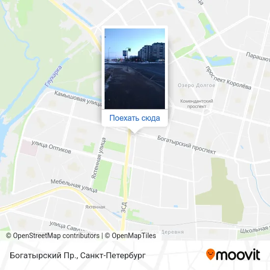 Карта Богатырский Пр.