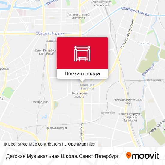 Карта Детская Музыкальная Школа