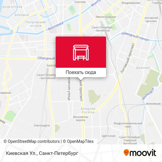 Карта Киевская Ул.