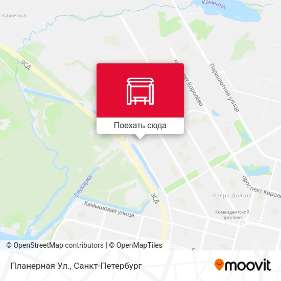 Карта Планерная Ул.
