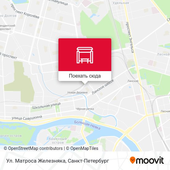 Карта Ул. Матроса Железняка