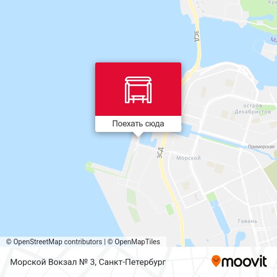 Карта Морской Вокзал № 3