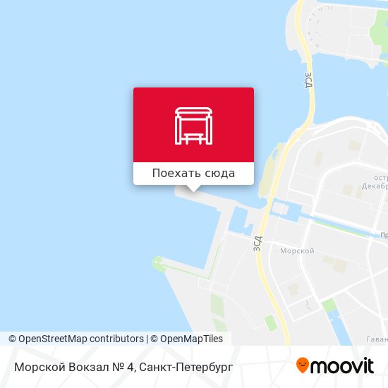 Карта Морской Вокзал № 4