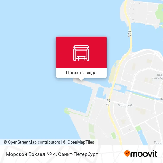 Карта Морской Вокзал № 4