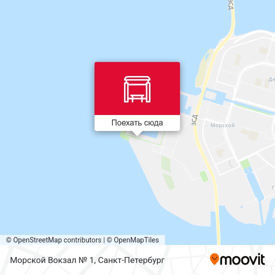 Карта Морской Вокзал № 1