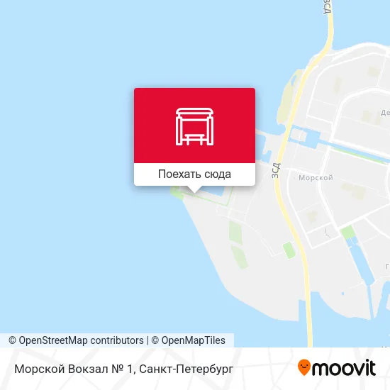 Карта Морской Вокзал № 1