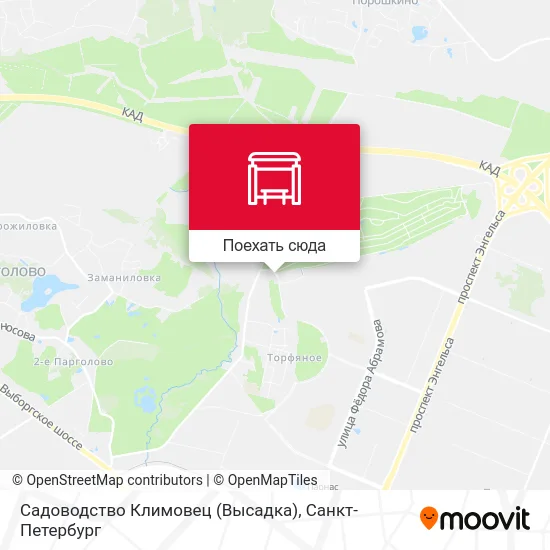 Карта Садоводство Климовец (Высадка)