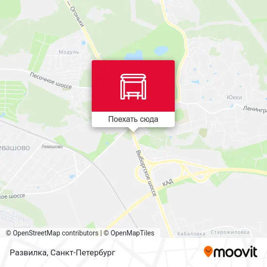 Карта Развилка