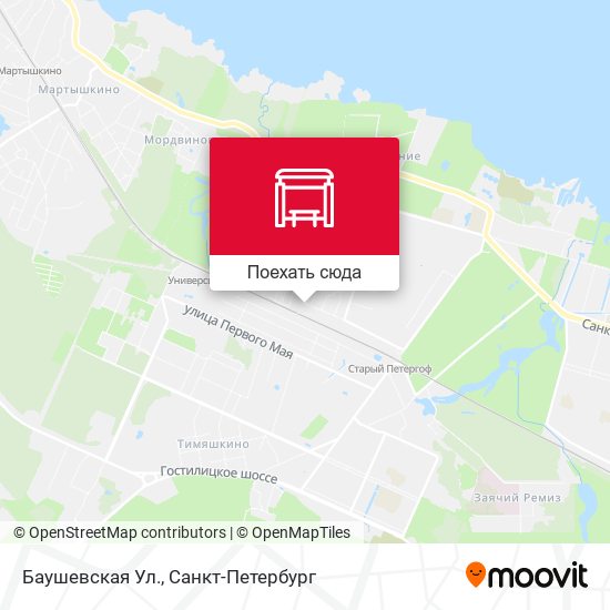 Карта Баушевская Ул.