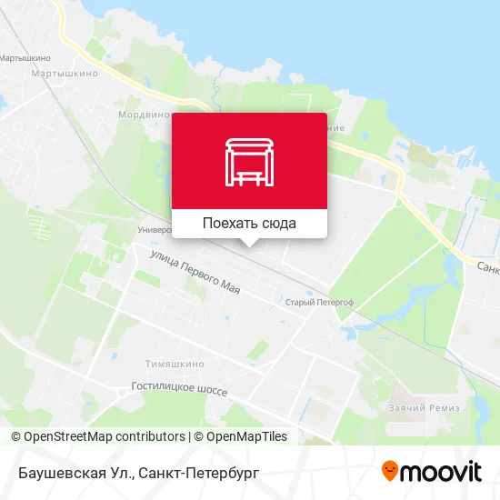 Карта Баушевская Ул.