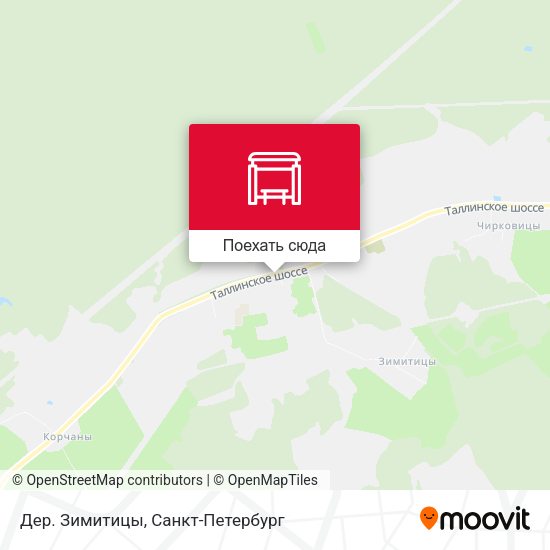 Карта Дер. Зимитицы