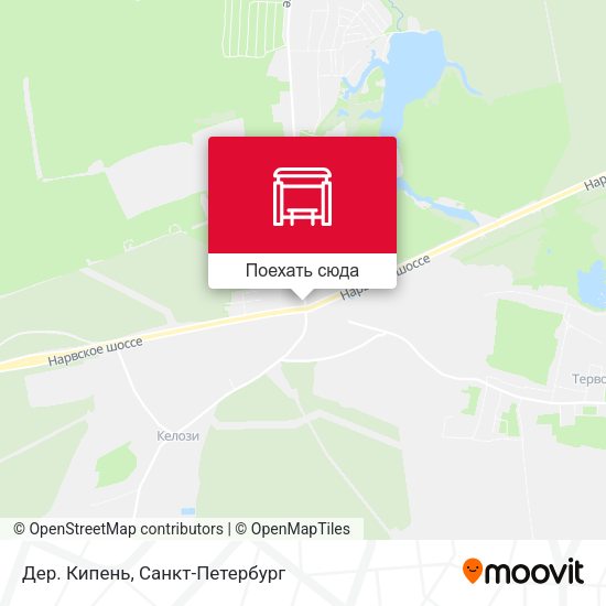 Карта Дер. Кипень