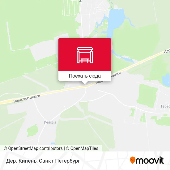 Карта Дер. Кипень