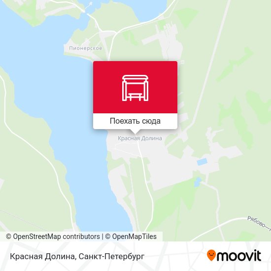 Карта Красная Долина
